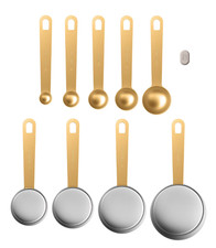 Set de 9 Tazas y Cucharas Medidoras para Cocina, Práctico y Versátil, Nuevo picture