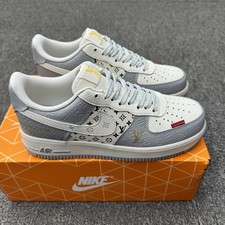 New NK AF 1 Low White Gray Skateboard Men's Size 4-11 picture
