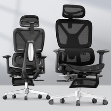 FLEXISPOT Ergox Premium Ergonomic Office Chair with Footrest- Adjustable 3D Armr picture