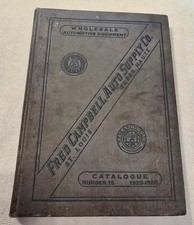 Vintage 1925-26 Fred Campbell Auto Supply Parts Catalog picture