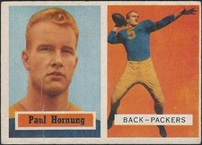 1957 Topps Football #151 Paul Hornung RC HOF picture