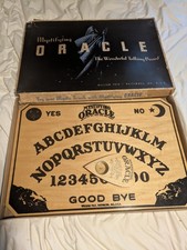 VINTAGE 1938 William Fuld Mystifying Oracle OUIGA Talking Future Board w/ Box picture