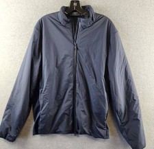 G/Force Apparel Windbreaker Jacket Men's L Blue Front Full Zup Closure L/S picture