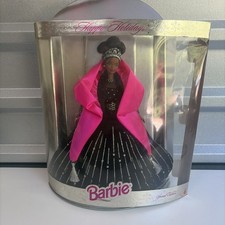 Happy Holidays Black Barbie special edition 1998 Heavily Damaged Box picture