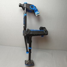 iWALK 3.0 Hands-Free Crutch Knee Walker Alternative Adjustable Blue & Black picture