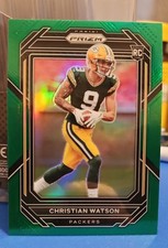 2022 Panini Prizm - Rookies Christian Watson #314 Green Prizm (RC) picture
