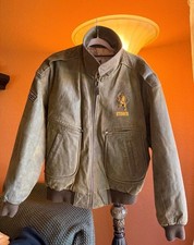 RARE VINTAGE 1997-1998 ROLLINGS STONES LEATHER BOMBER JACKET. BRIDGES TO BABYLON picture