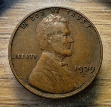 1939-D Lincoln Wheat Cent - Actual Coin Shown -  & Tracking INV#410 picture