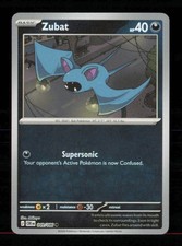 Zubat 049/086 Common Chaos Rising Pokemon Reverse Holo Near Mint picture