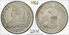 1812/1 50C O-102 CAPPED BUST HALF PCGS VF DETAILS (CLEANED) OVERTON-102 picture