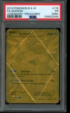 PSA 1 POOR MK Pokemon Zekrom Legendary Treasures Full Art Holo 115/113 picture