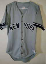 VTG 80s Rawlings New York Yankees Stitched Don Mattingly Baseball Jersey 42 MLB picture