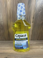 Cepacol Mouthwash Yellow Antibacterial Protection 24 oz  EXP. 04/18 ONE BOTTLE picture