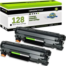 GREENCYCLE 2PK C128 CRG128 Toner For Canon ImageCLASS D530 L190 MF4570dw MF4770N picture