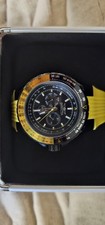 Invicta Avicta 33038 50mm Black Stainless Steel Case with Yellow Wristband picture
