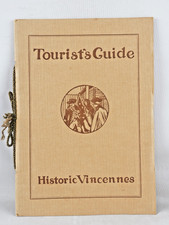 Vincennes Indiana 1927 Tourist's Guide Illustrated Booklet History Map Antique picture