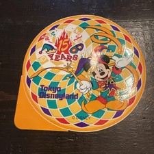 Extremely Rare Tokyo Disneyland 15th Anniversary Mickey Mouse Sticker Seals picture