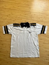 Vintage 90s Nike Mesh Polo Shirt White picture