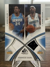 2005-06 SP Game Used ANDRE MILLER / KENYON MARTIN Dual GU Patch /100 Nuggets picture