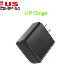 Universal 45W Type C Fast Wall Charger USB-C Wall Charger For Samsung Galaxy New picture