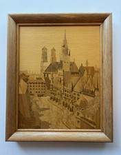 Vintage Original Buchschmid & Gretaux, wood inlay, Munich City Hall picture