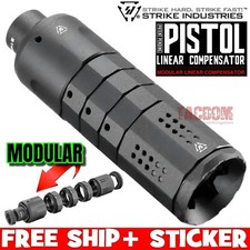 Strike Industries Modular Pistol Compensator for 1/2-28 Barrel 9mm Linear Comp picture