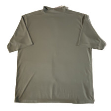 Golf Shirt TourMax Mens Pullover Gray Knit Performance Short Sleeve Size XL NEW picture