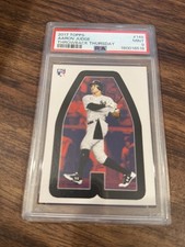 2017 Topps Throwback Thursday #TBT 1974 Monster A Design Aaron Judge #148 PSA 9 picture