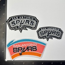 San Antonio Spurs iron on patch Throwback Vintage picture