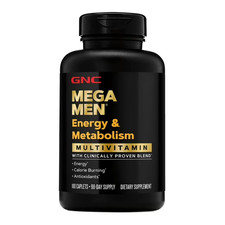 GNC Mega Men Energy and Metabolism Multivitamin Caplets, 180 ct. picture
