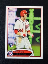 2012 Topps BRYCE HARPER Rookie Card Screaming Variation Nationals #661 picture