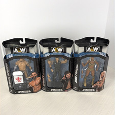 AEW Sammy Guevara Jade Shawn Spears Unmatched Collection Wrestling Figure Lot picture
