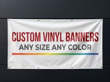Custom Banner Sign Heavy Duty 13oz Vinyl Waterproof Business Advertising Banner picture
