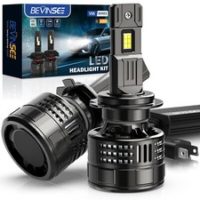 Bevinsee 2X H7 LED Headlight White Bulbs Kit Hi/Low Beam Fog Light 150W 40000LM picture