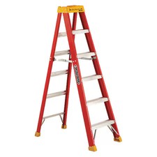 Louisville L-3016-06 6 Ft Fiberglass Stepladder, 300 Lb Capacity picture