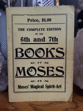 1880 The 6TH & 7TH Books Of Moses - Scarce Antique Occult Book PB   picture