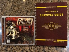 Fallout 1 PC Game 1997 + Original Vault Dweller’s Survival Guide VDSG Rare picture