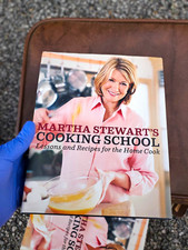 Martha Stewart Martha Stewart's Cooking School Hardcover Illustrated Dust Jacket picture
