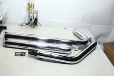 05-11 Big Dog Motorcycle 2:1 Muffler Exhaust Pipes Supertrapp Harley ChopperREAD picture