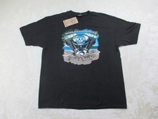 NEW VINTAGE Harley Davidson Shirt Mens Extra Large Black Twin Cam Bahamas 1999* picture