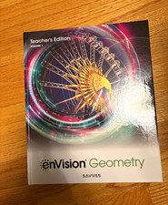 Savvas enVision Geometry Teacher's Edition Vol Hardcover High School picture