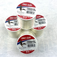 Eagle Claw Premium Line 50 Pound Test 280 yds, each spool, 4 Spools picture