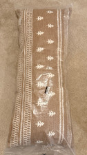 NEW Threshold Studio McGee Oversized Lumbar Woven Tree Pillow 14x34