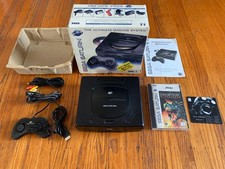 Sega Saturn US model 2 console system box manual demo DragonHeart Fire & Steel picture