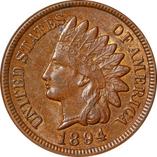 1894 Indian Cent picture