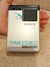 Sony SRF-A1 FM/AM Portable Stereo Walkman-circa 1983-Mint Condition & Works picture