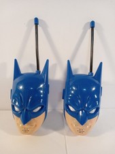Rare Vintage DC Comics Batman  battery operated Walkie Talkies Untested picture
