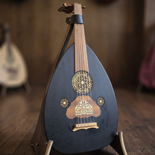 Arabic Oud Instrument Handmade, Middle Eastern Music ,Natural Wood Oud + Bag picture