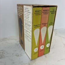 Roget's International Thesaurus and The Vocabulary Builder, Vintage Set of Three picture