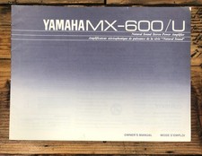 Yamaha MX-600 MX-600U Amplifier Owners / User Manual *Original* picture